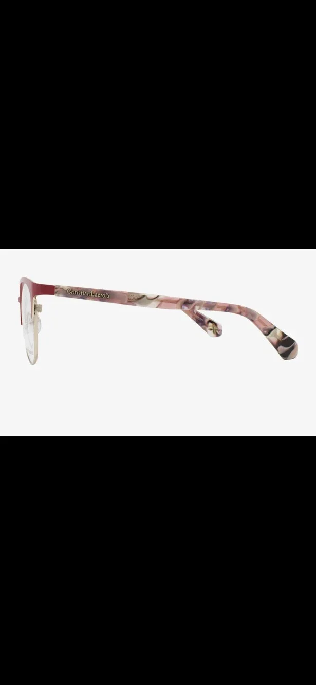 New Christian Lacroix CL3058 Eyeglasses Cateye Floral Tulipe Frame 54-17-135